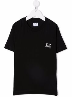 C.P. Company Kids футболка с вышитым логотипом