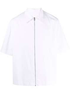 Givenchy рубашка на молнии с короткими рукавами