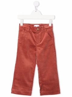 Chloé Kids вельветовые брюки прямого кроя