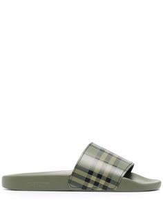 Burberry шлепанцы в клетку