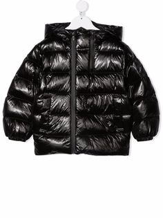 Emporio Armani Kids пуховик с капюшоном