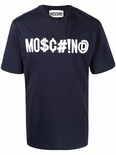 Moschino футболка с логотипом
