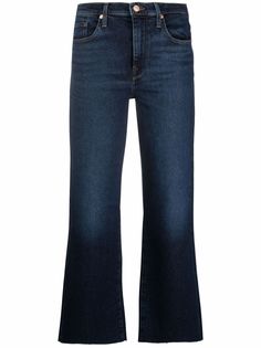 7 For All Mankind укороченные брюки с завышенной талией