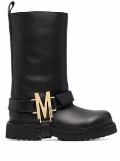 Moschino ботинки с логотипом