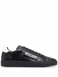 Moschino кеды с логотипом