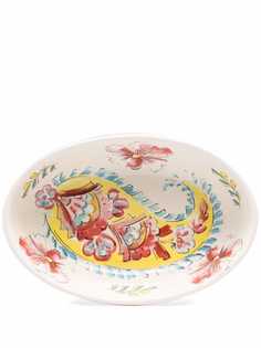 ETRO HOME глубокая тарелка с ручной росписью