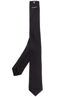 Givenchy галстук с вышитым логотипом