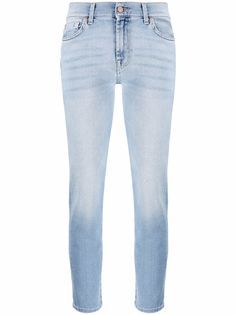 7 For All Mankind укороченные джинсы Roxanne Ankle Luxe