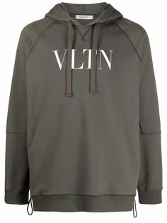 Valentino худи с логотипом VLTN