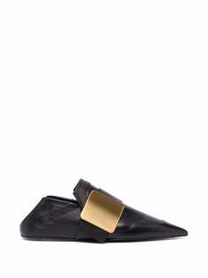 Jil Sander лоферы с пряжками