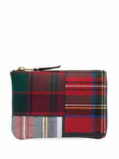 Comme Des Garçons Wallet кошелек в клетку тартан