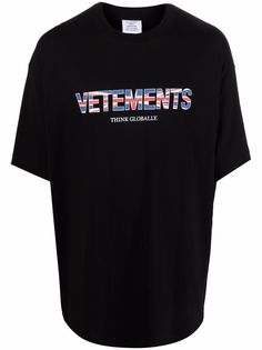 VETEMENTS футболка с логотипом