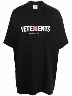 VETEMENTS футболка с логотипом