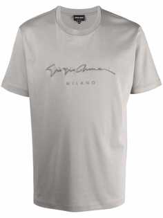Giorgio Armani футболка с логотипом
