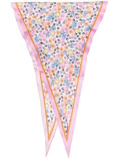 SANDRO шарф с цветочным принтом