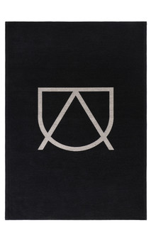 Ковер signum (carpet decor) черный 230x160 см.