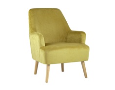 Кресло хантер (stool group) желтый 68x89x71 см.