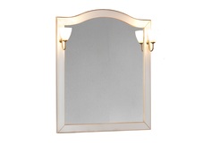 Настенное зеркало royal-1 (экомебель) золотой 100x105x2 см.