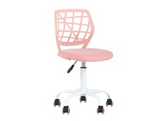 Кресло компьютерное детское эльза (stool group) розовый 40x87x44 см.