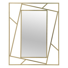Зеркало настенное roofless (to4rooms) золотой 80x100x2 см.