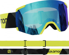 Маска Salomon 20-21 S/View Neon Yellow/Mid Blue