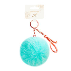 Брелок Би-Хэппи Помпон А голубой