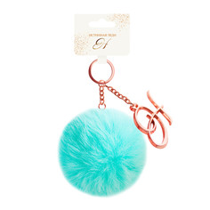 Брелок Би-Хэппи Помпон Н голубой