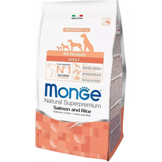 Корм для собак Monge Dog Speciality лосось с рисом 2,5 кг