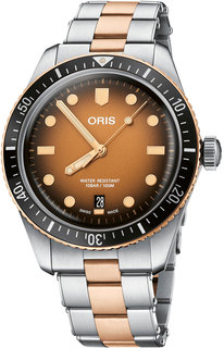 Швейцарские мужские часы в коллекции Divers Мужские часы Oris 733-7707-43-56MB