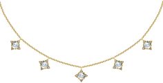 Серебряные колье Колье Moonka tr-nl-aqm