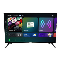 Телевизор Hyundai H-LED43FU7004, Салют ТВ, 43", Ultra HD 4K, черный