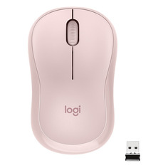 Мышь Logitech Silent M220-ROS, оптическая, беспроводная, USB, розовый [910-006129]