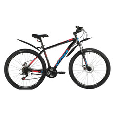 Велосипед Stinger Caiman D 27.5 (2021) горный рам.:18" кол.:27.5" черный 17.2кг (27SHD.CAIMAND.18BK1