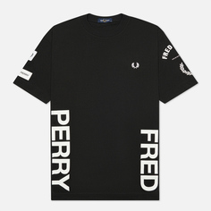 Мужская футболка Fred Perry Bold Branding, цвет чёрный