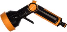 Пистолет-распылитель Fiskars с 4 функциями MULTI 1020446 (черно-оранжевый)