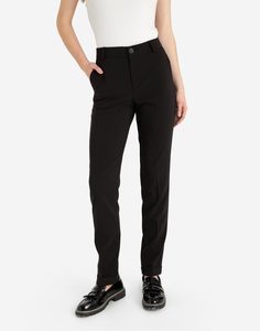 Чёрные классические брюки Super Skinny Gloria Jeans