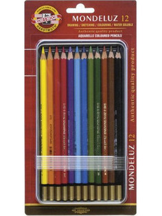 Карандаши цветные Koh-i-Noor Mondeluz 12 цветов 3722012008BL