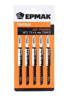 Пилка Ермак HCS EU 75x4mm T-244D 5шт 664-339