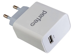 Зарядное устройство Perfeo USB 2.1А White I4643
