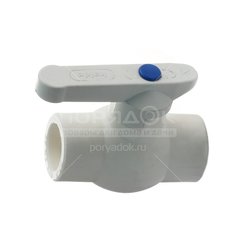 Кран полипропиленовый шаровой Kalde 3242-vlb-250003, 25 мм