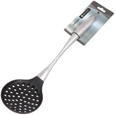 Шумовка Daniks Саленто YW-KT126-1 силиконовая с ручкой из нержавеющей стали