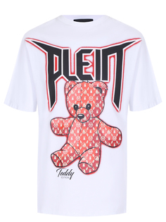 Футболка хлопковая с принтом Philipp Plein