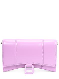 Сумка Hourglass кожаная Balenciaga