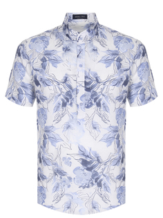 Рубашка Slim Fit льняная Maglifico Mora