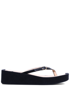 Шлепанцы из кожи и текстиля Les Tatanes Lin Jacquemus