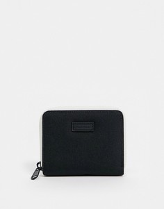 Бумажник с молнией по периметру Consigned-Черный цвет