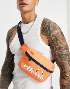 Оранжевая сумка-кошелек на пояс с большим логотипом ellesse-Оранжевый цвет
