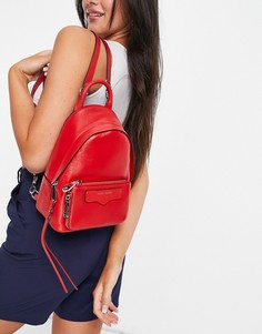 Красный рюкзак с карманом спереди Rebecca Minkoff
