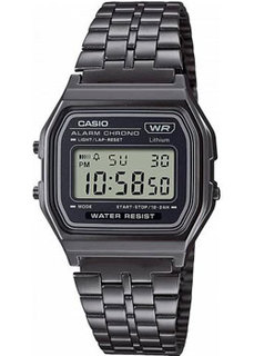 Японские наручные мужские часы Casio A158WETB-1AEF. Коллекция Digital