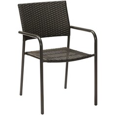 Кресло Zavalla искусственный ротанг 52x82x59 см черное Без бренда